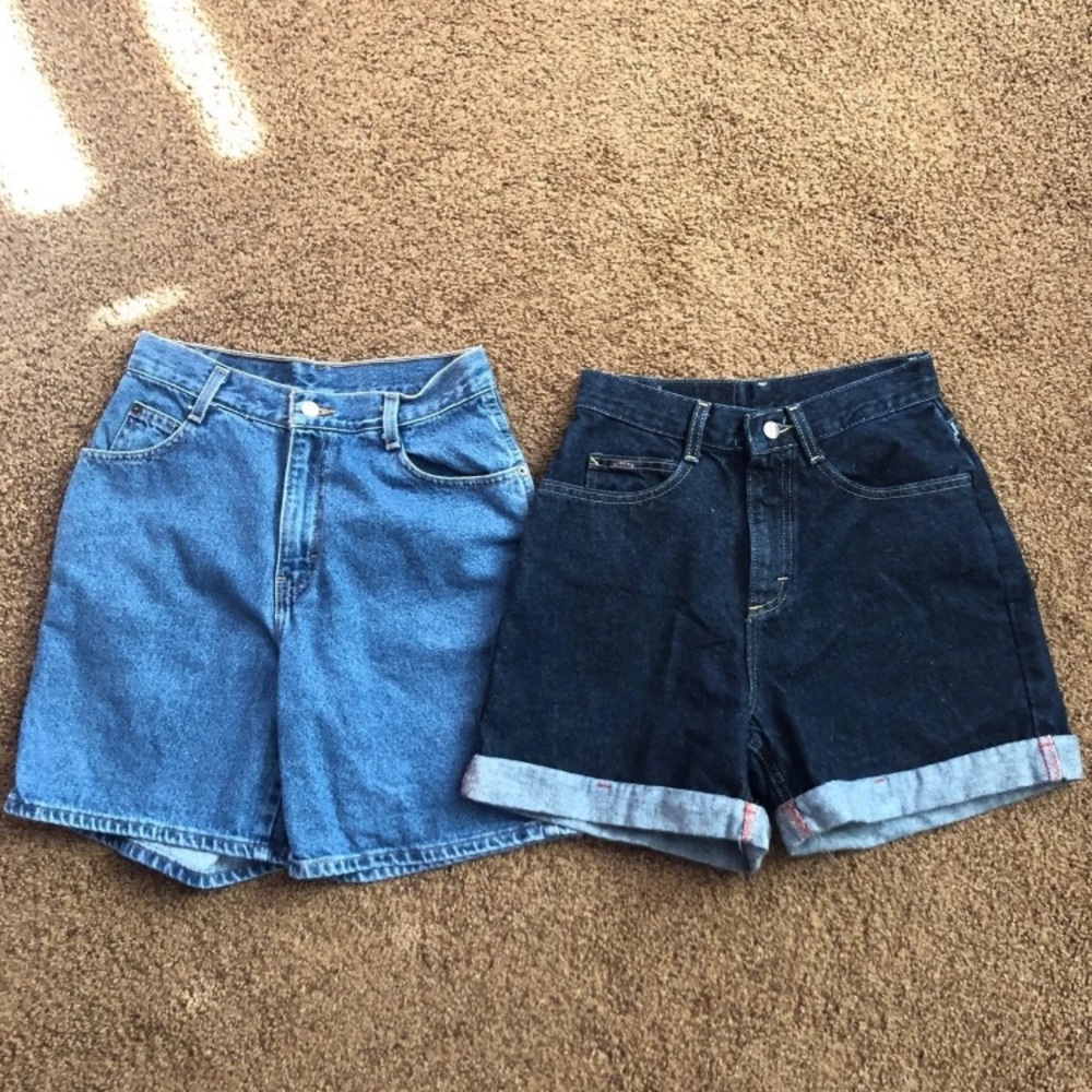 2 Pairs of Levi’s Vintage High Waisted Mom Shorts